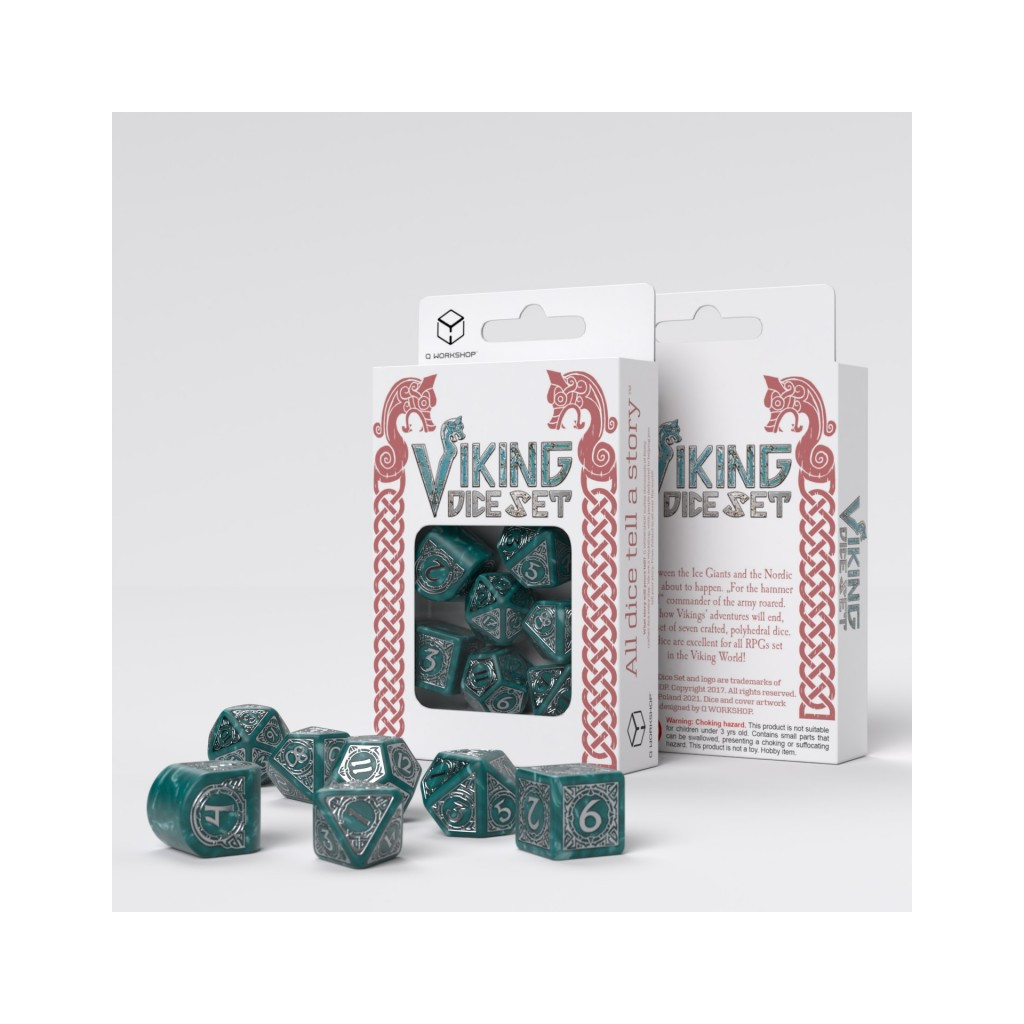 Viking Modern Dice Set: Mjolnir