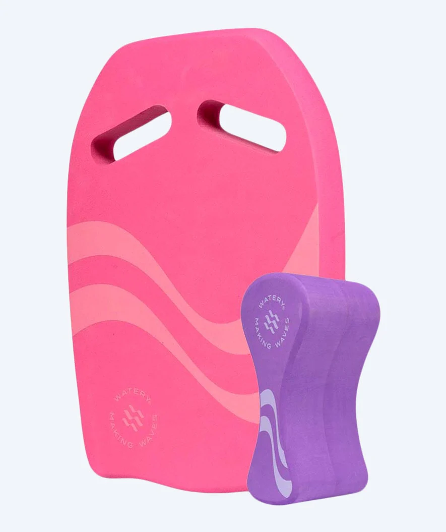 Watery bundle med pullbuoy og svømmeplade - Heat