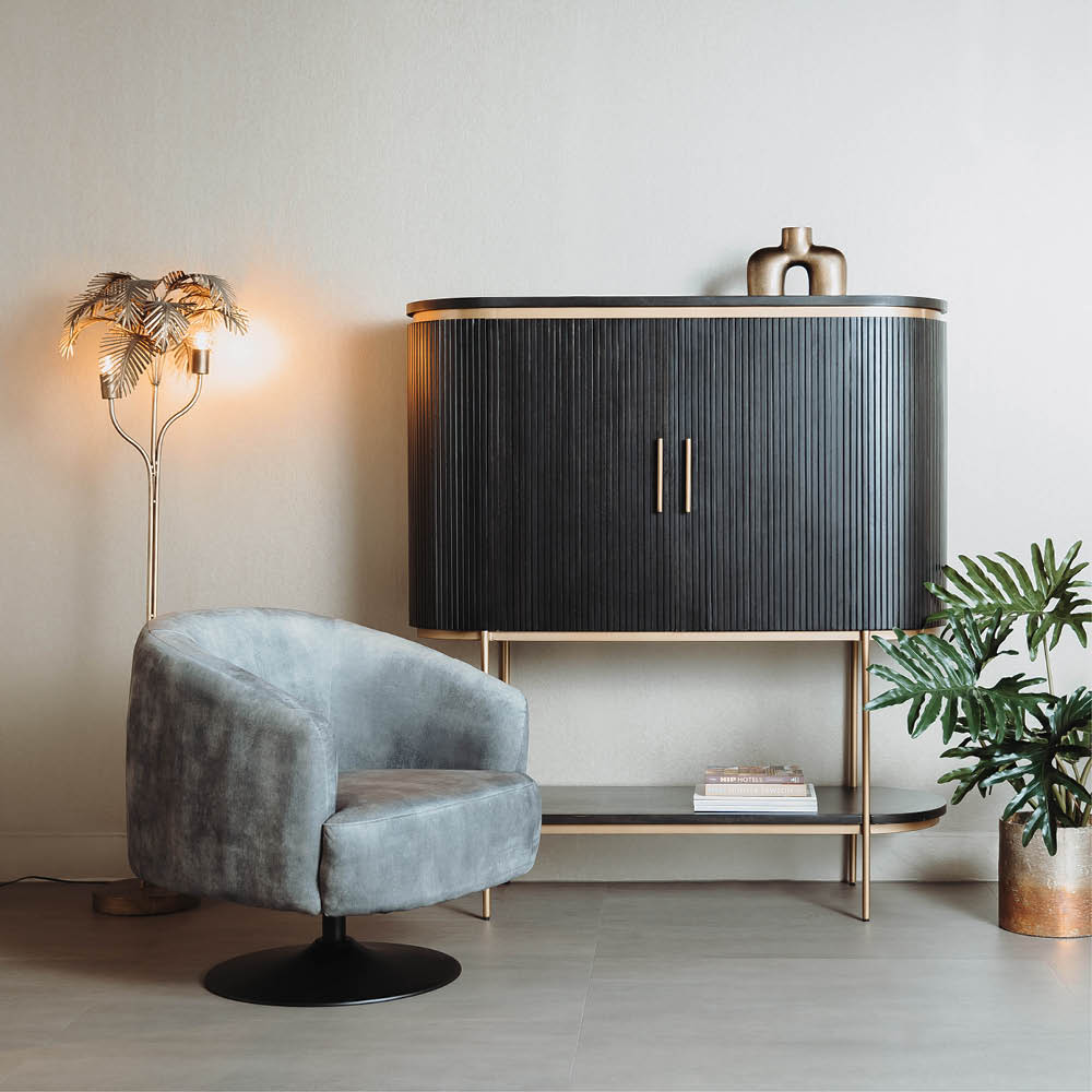 Draaifauteuil Barga Grijs