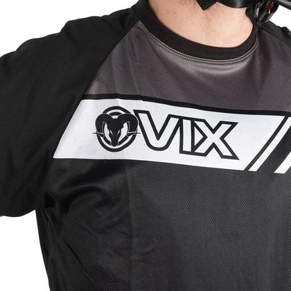 Maillot cross Ovix DRIBBLER BLACK/GREY 2022 - Noir / Gris
