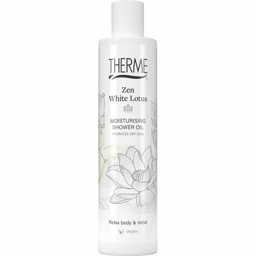 Therme Moisturising Shower Oil Zen White Lotus250 ml