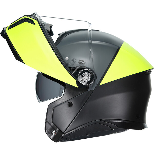 AGV - Casque Tourmodular Balance Noir Mat / Jaune fluo / Gris