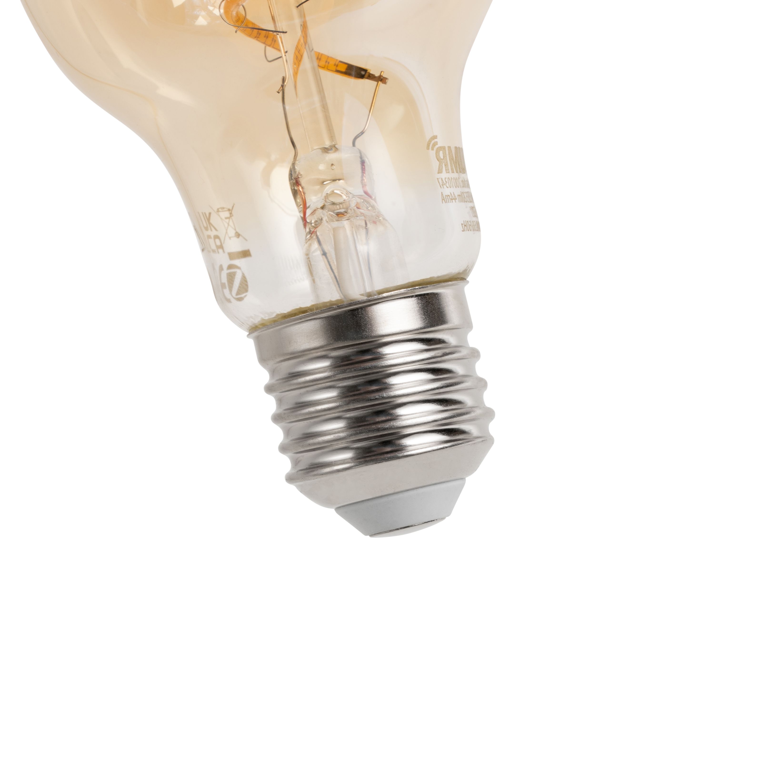 Set van 5 Smart E27 dimbare LED lampen A60 amber 4.9W 320 lm 2500K