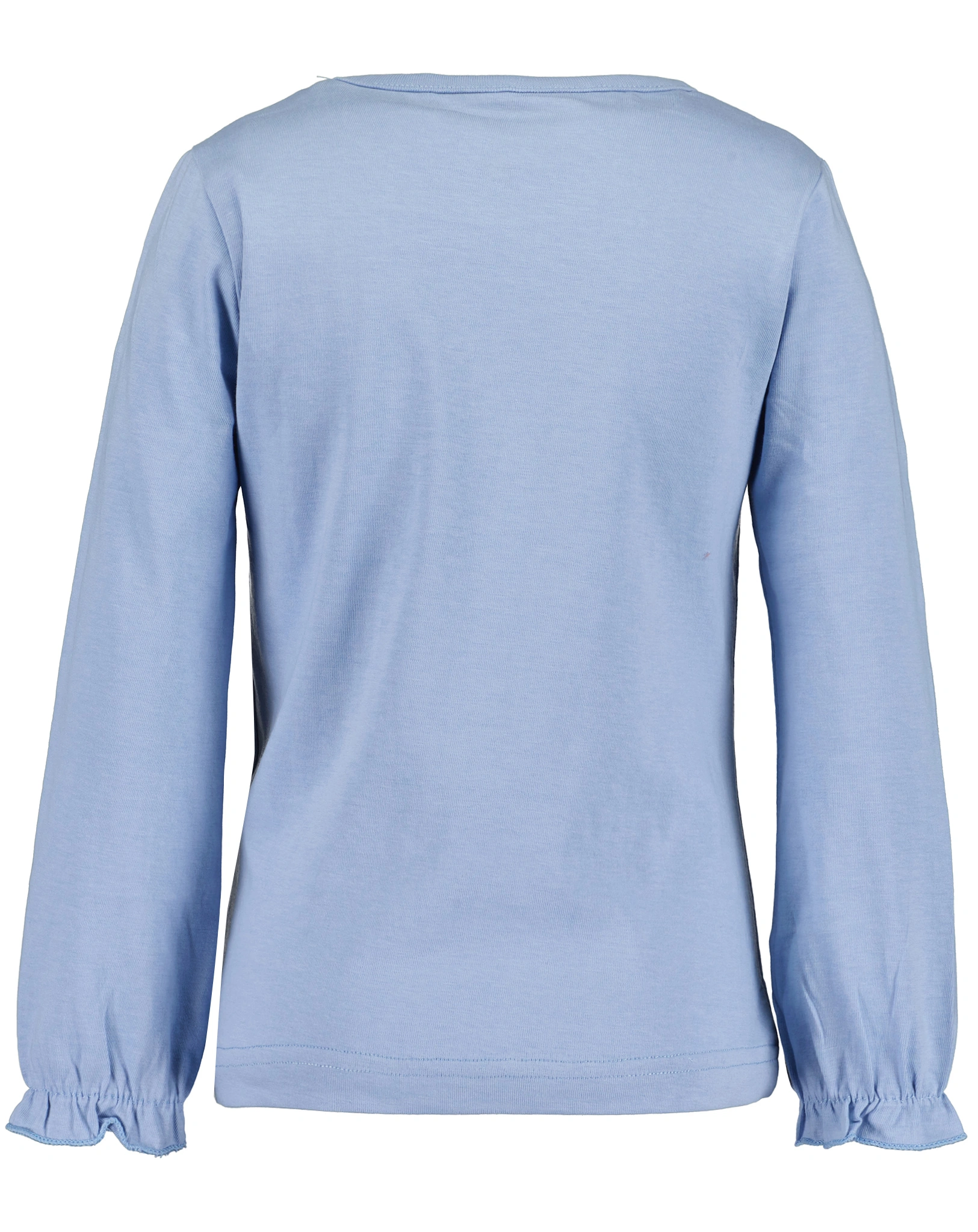 Langarmshirt BAKE THE WORLD in mittelblau