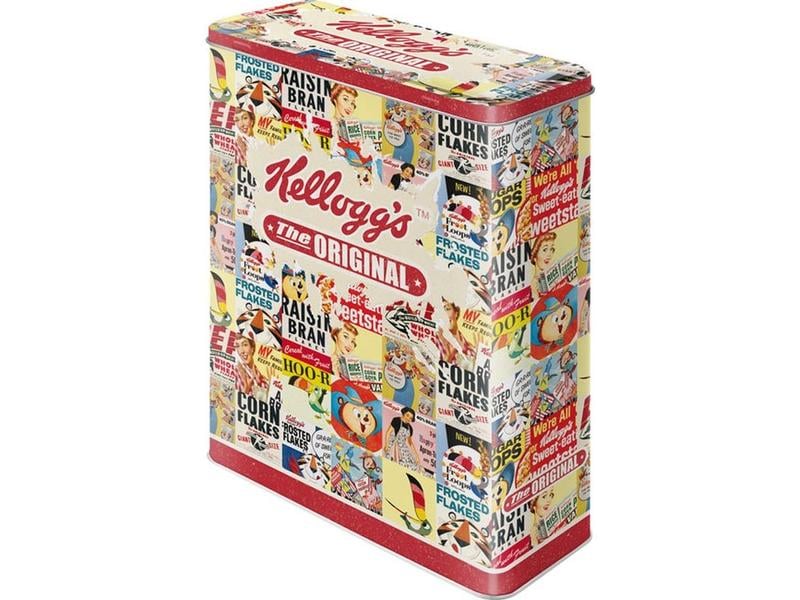 Nostalgic Art Vorratsdose Kelloggs 4 l, Mehrfarbig Retro-Vorratsdose mit Deckel
