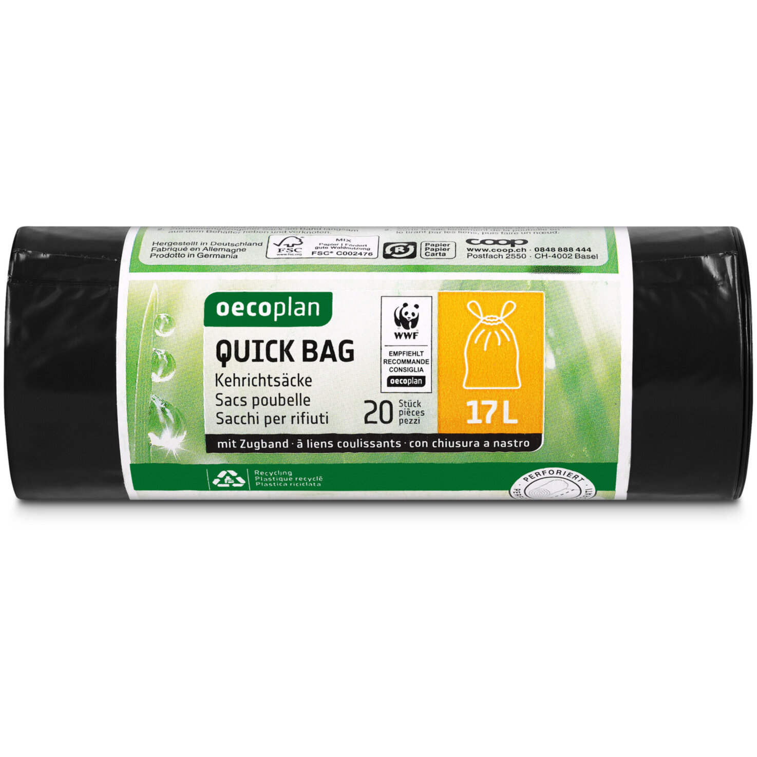 Oecoplan Quick Bag Abfallsack 17L 20 Stück
