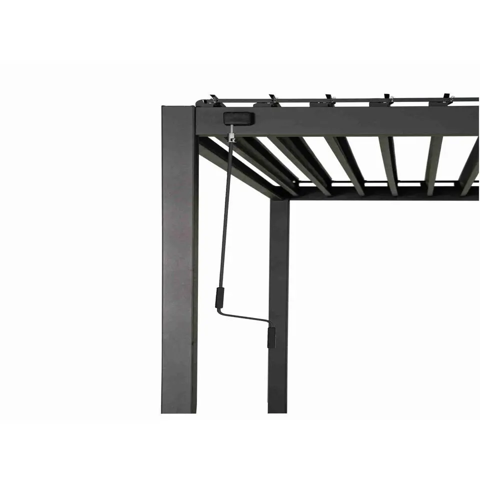 Mirador Basic terrasoverkapping 300 x 300 cmantraciet