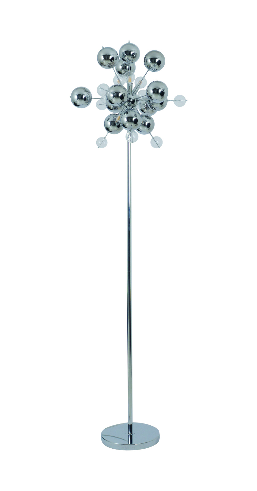 Stehleuchte Explosion - chrome - ca. 167 cm hoch