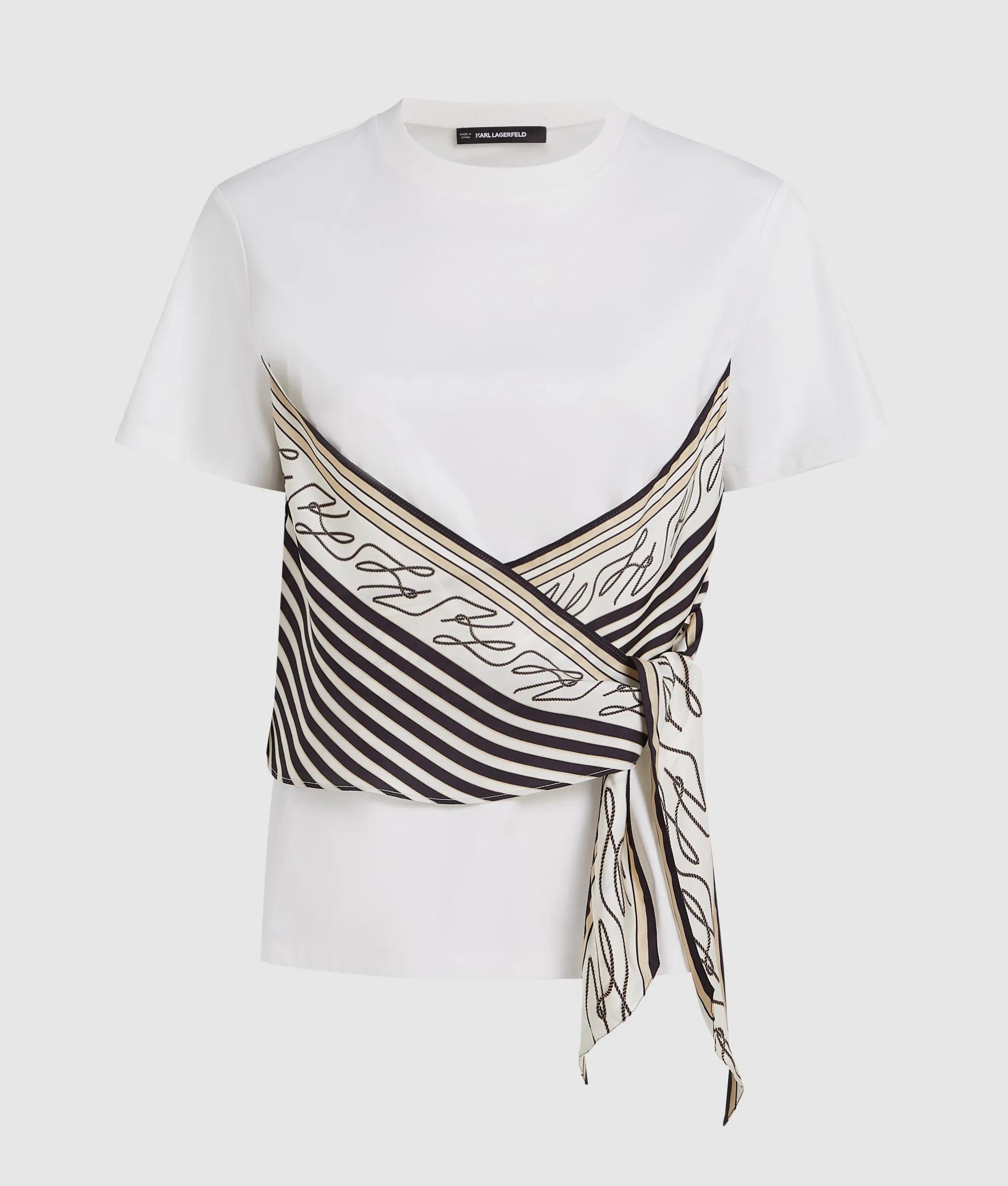 Sjaal afdrukken t-shirt