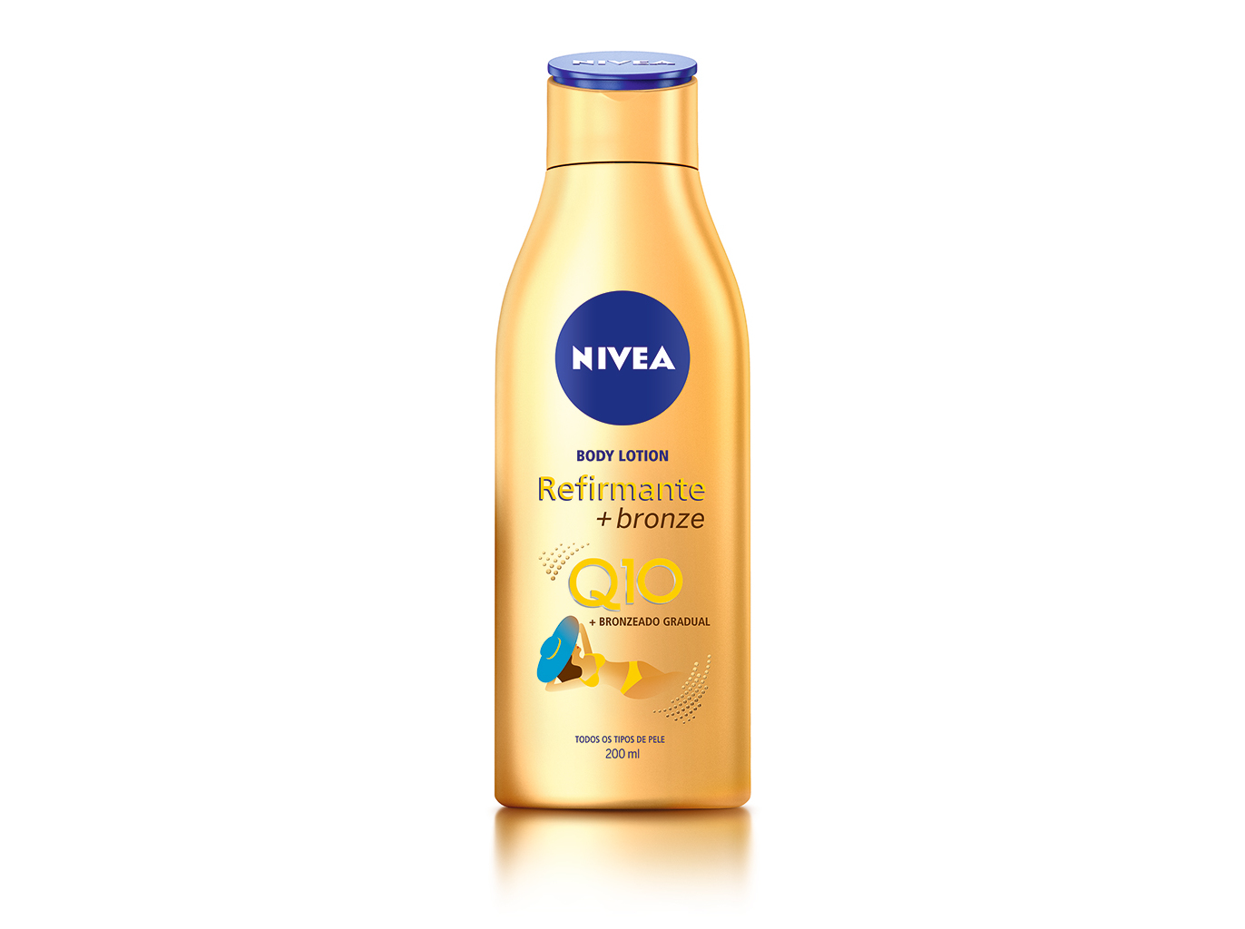 Loção Corporal Refirmante Q10   Bronze NIVEA 200 ml