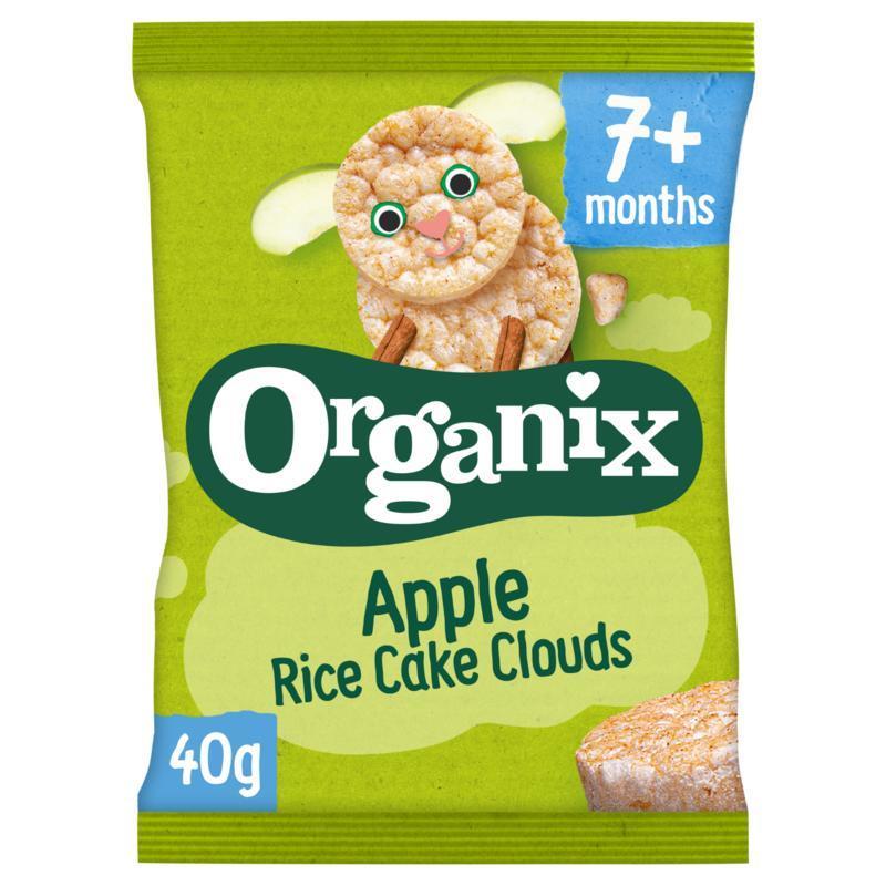 Organix Luchtige rijstwafeltjes appel 7+M bio 40G