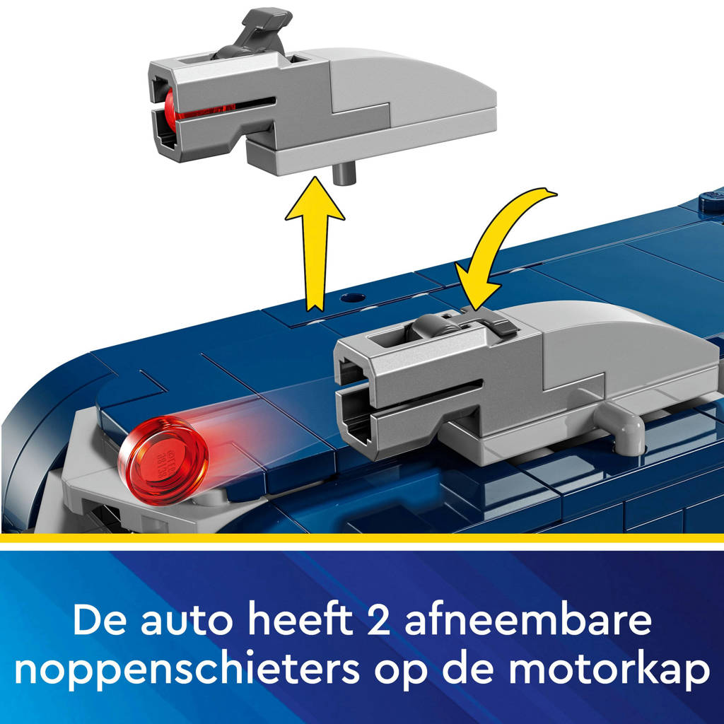 Super gaaf interactief Set!DC Batman: Batman met de Batmobile vs. Harley Quinn en Mr. Freeze Auto Speelgoed 76274