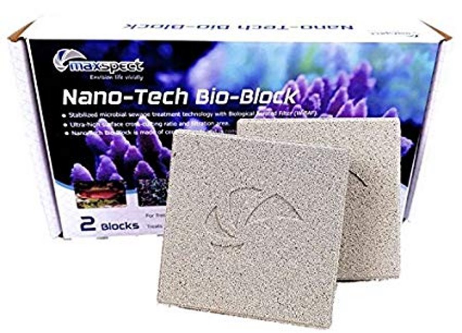 Bloco biológico MAXSPECT Nano-Tech - 10x10x2,5 cm