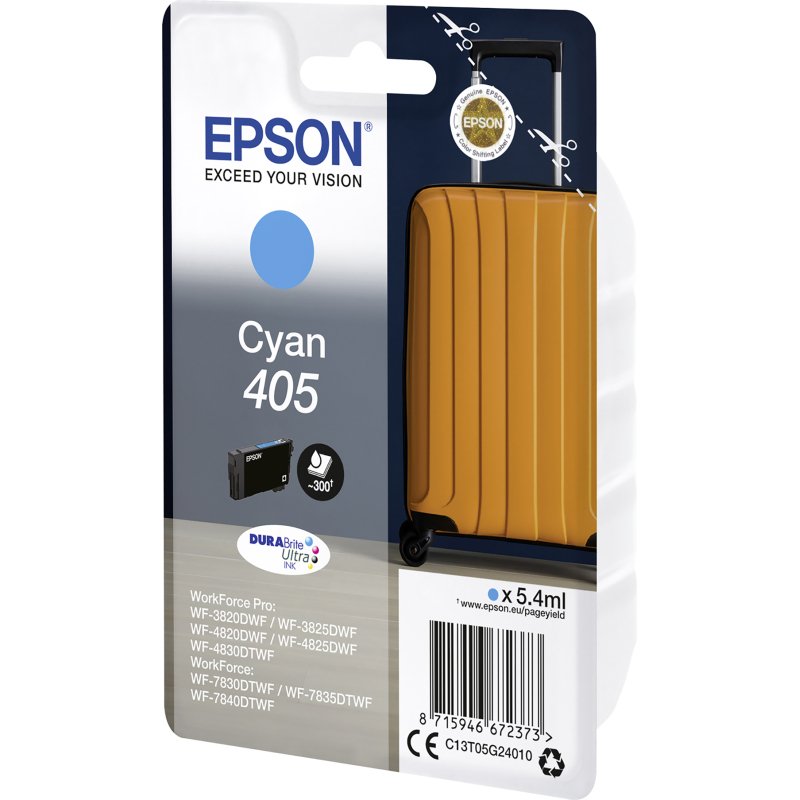 Epson 405 cartouche  couleurs séparées pour imprimante jet d'encre