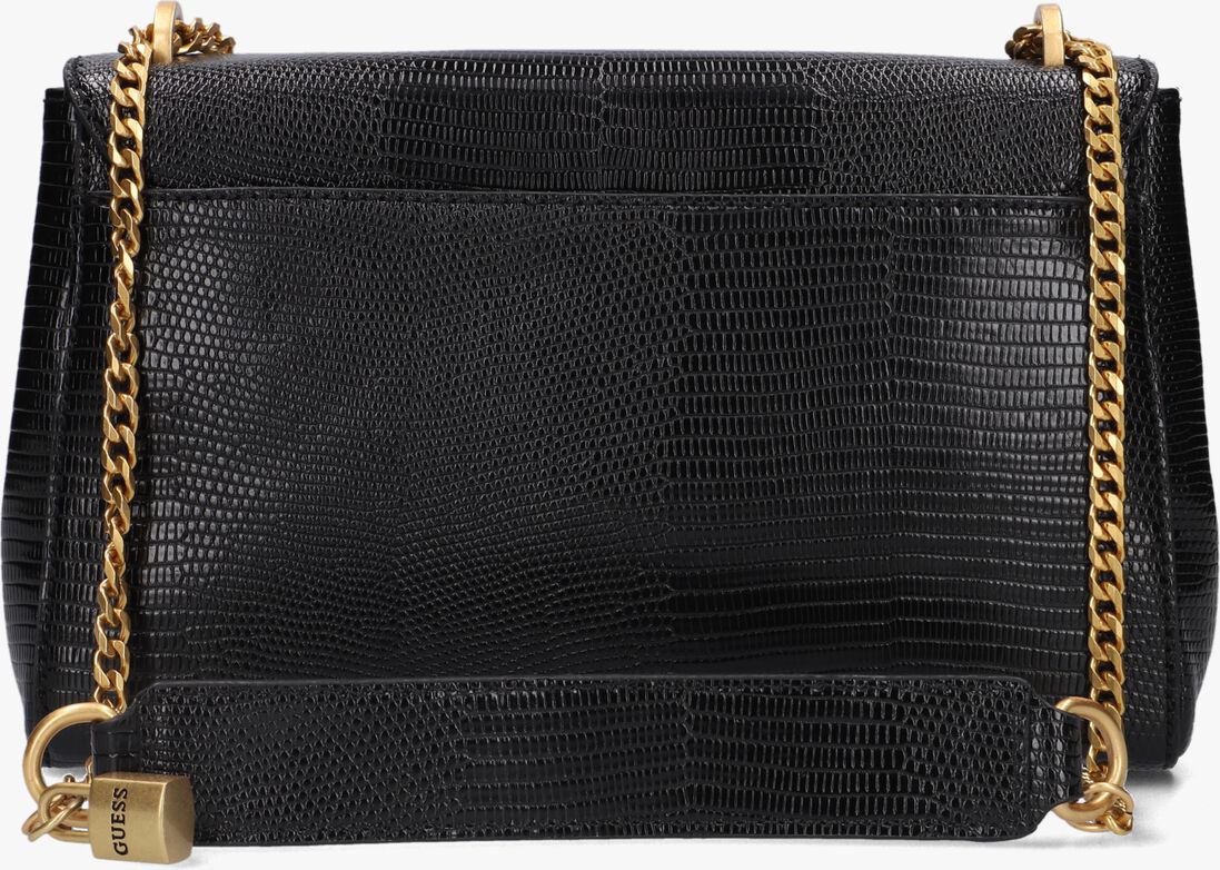 GUESS zwarte guess schoudertas katey flap shoulder bag