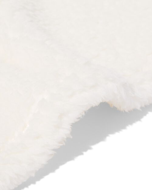 plaid teddy blanc cassé 130 x 150