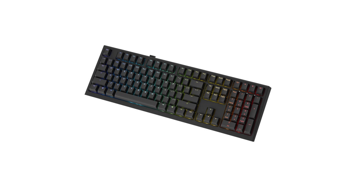 DuckyOne X Wireless, toetsenbord  (Zwart, US lay-out, Ducky Inductive, Hot-swappable, PBT, 2.4 GHz | Bluetooth | USB-C)
