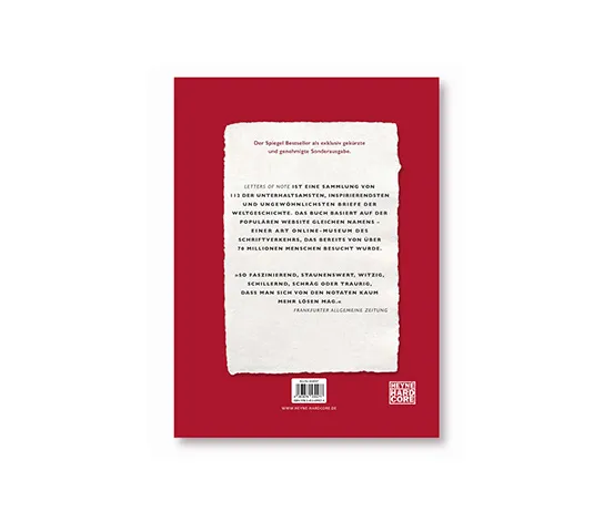 Buch: »Letters of Note – Briefe, die die Welt bedeuten«