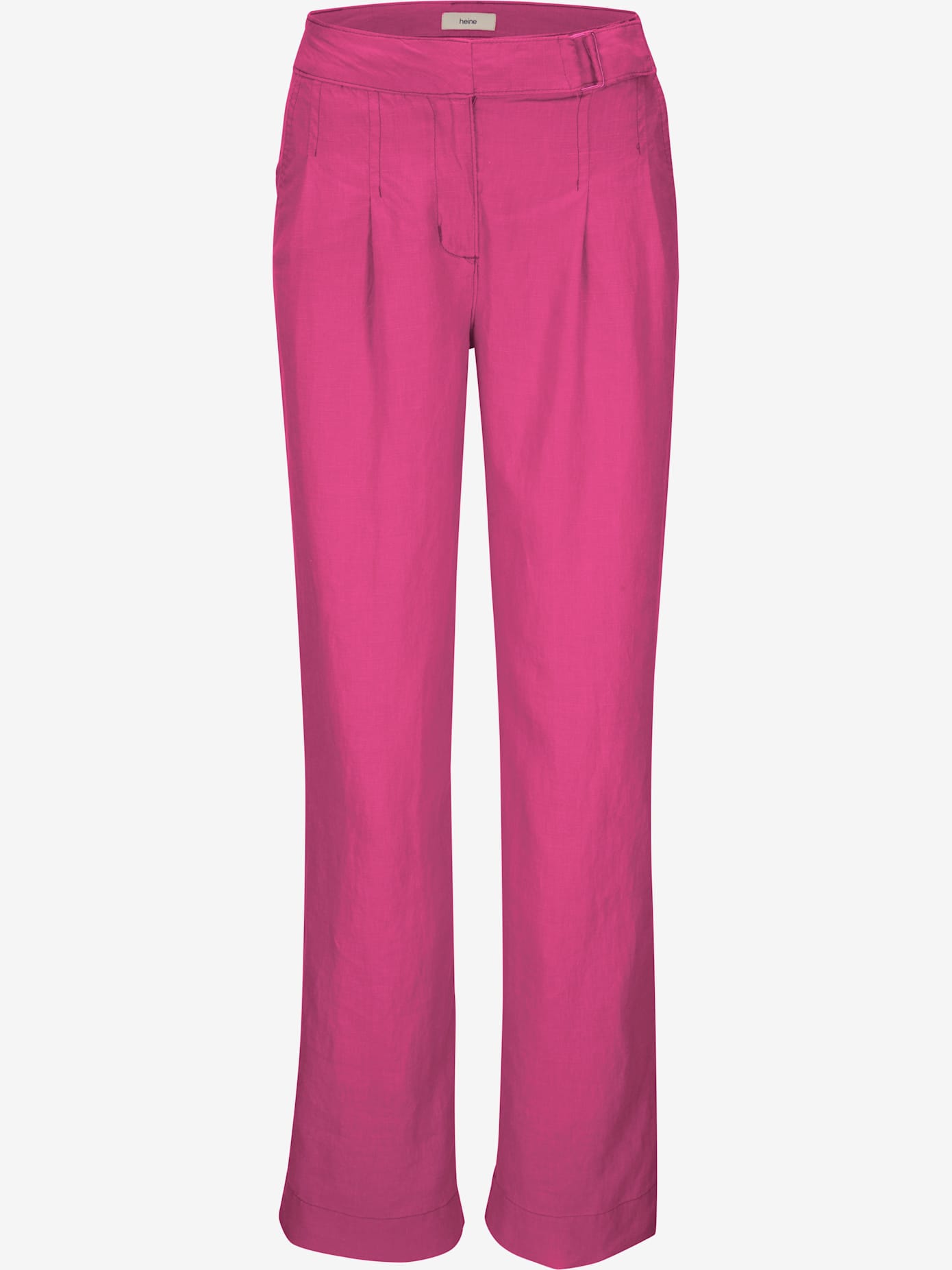 Pantalon en lin jambes larges