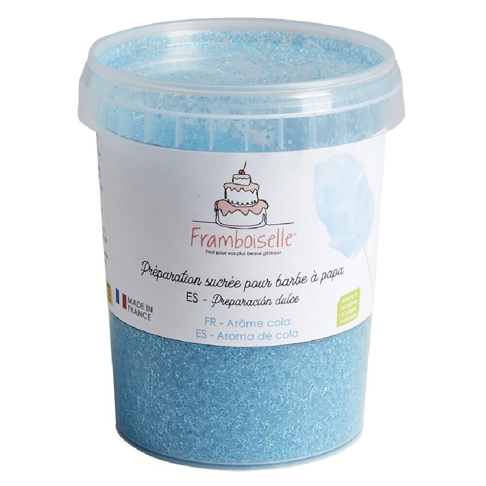 Barbe à papa sucrée bleu 350g
