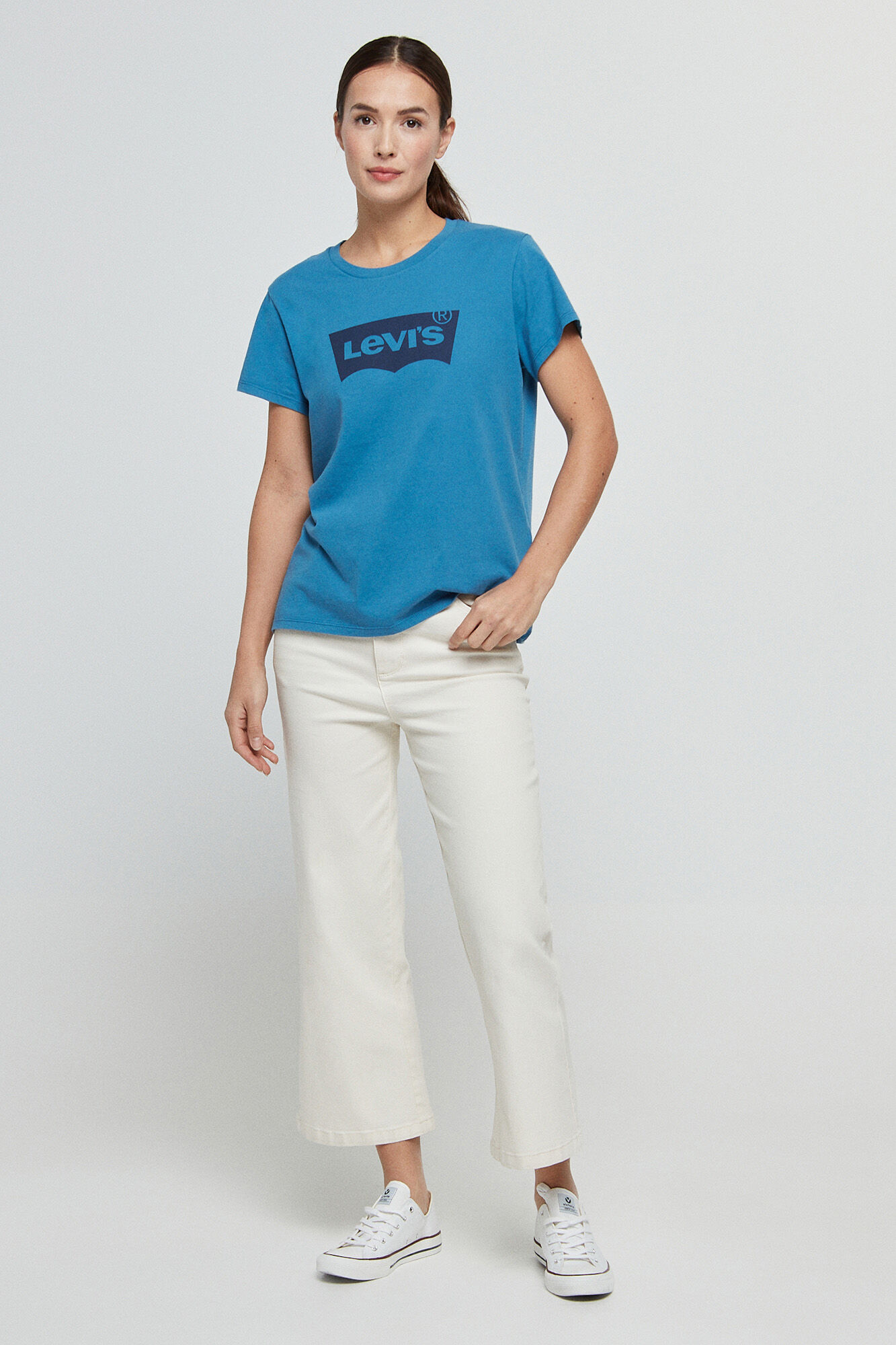 Camiseta Levi's® - azul médio