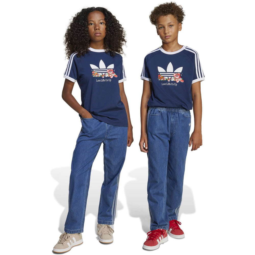 Køb adidas Originals Medium Blue Denim Jeans