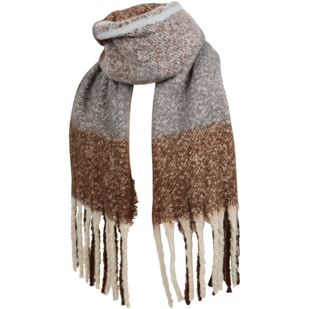 Bouclé sjaal 176 x 50 cm | diverse varianten