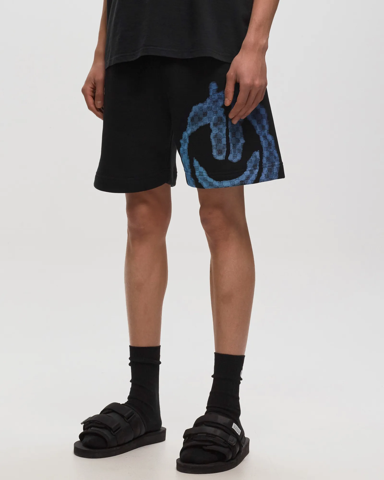 MISBHV HISTORY OF ACID HOUSE JERSEY SHORTS
