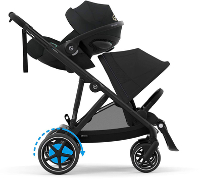 Cybex e-GAZELLE S Sportsvogn, Moon Black/Black