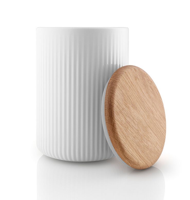 Eva Trio Opbevaringskrukke 1 l Legio Nova Hvid & beige
