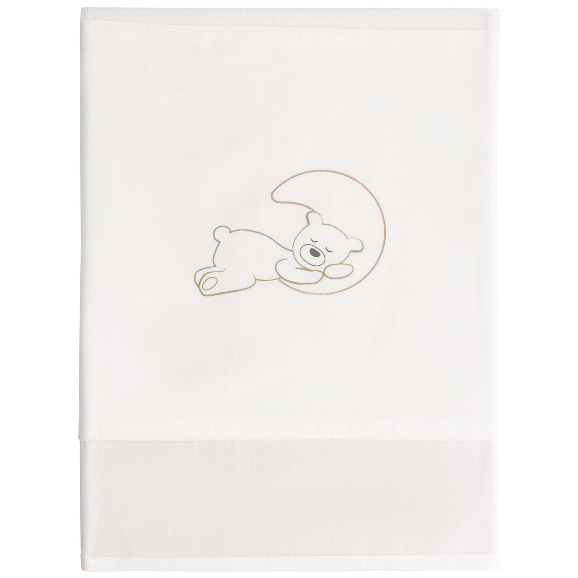 Prenatal ledikantlaken Beren wit