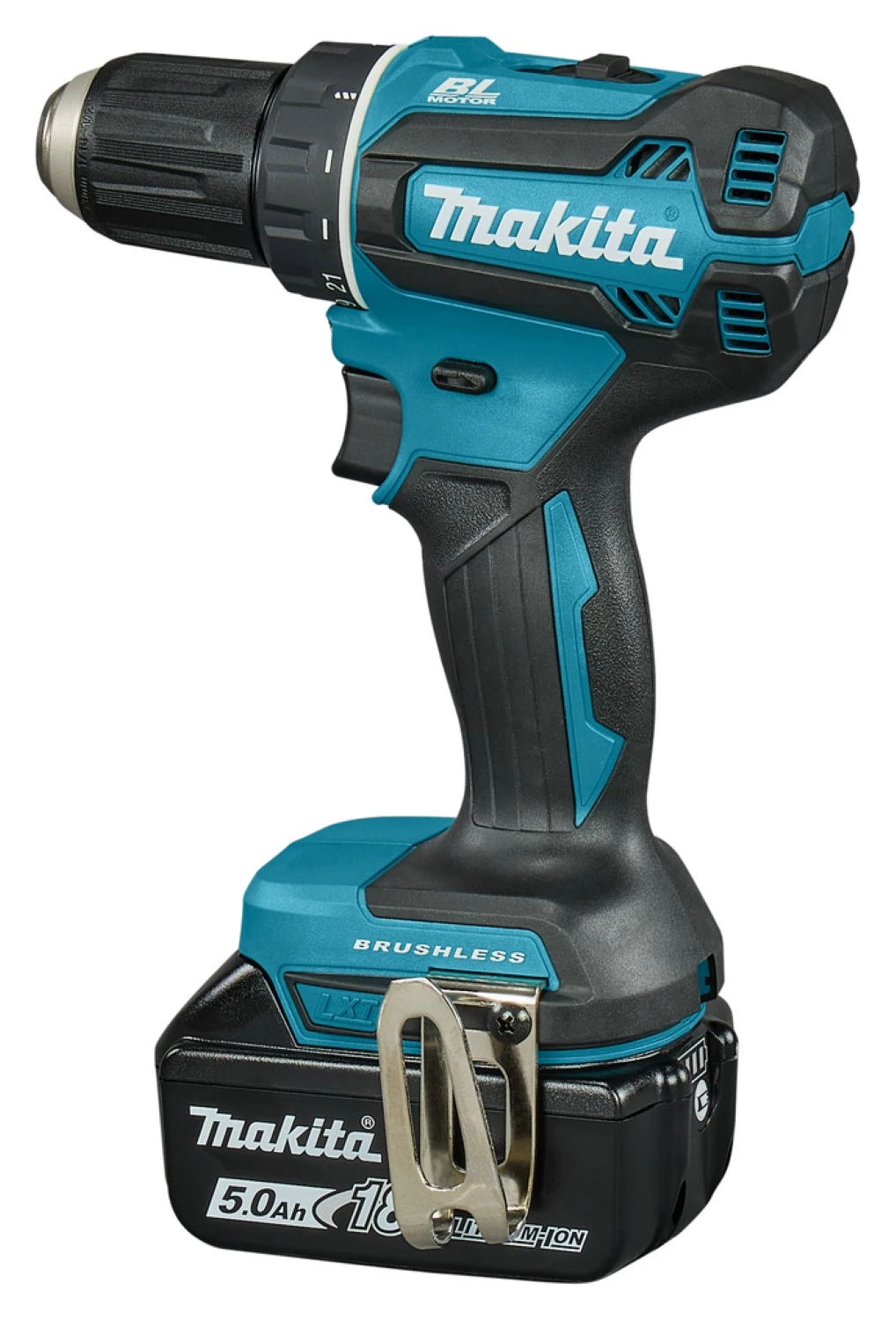 Makita DDF458RTJ 18V Li-Ion accu boor-/schroefmachine set (2x 5.0Ah accu) in Mbox