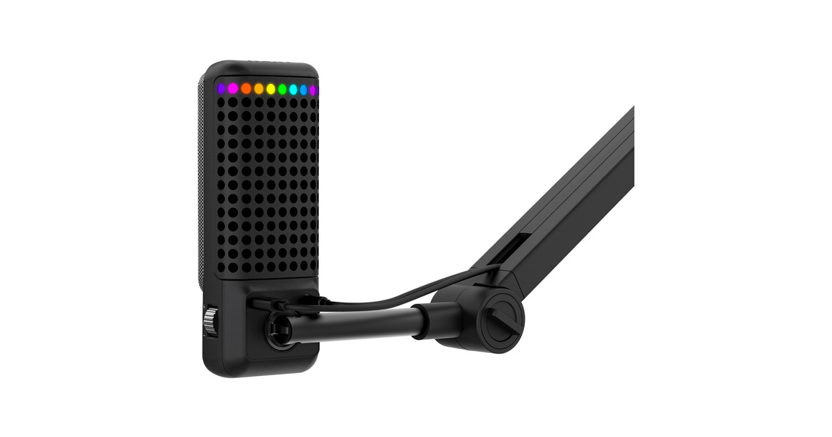 NZXTCapsule Elite microfoon  (Zwart, RGB, USB-C)