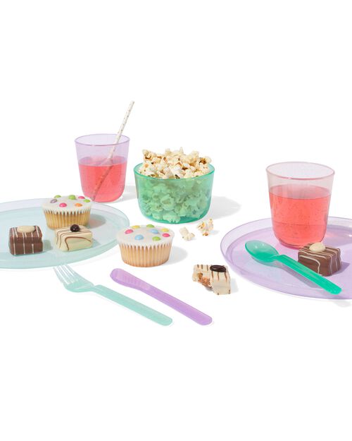 cuillères réutilisables à paillettes lot de 4