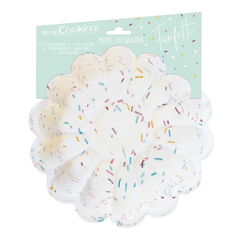 Moule silicone Charlotte - Funfetti - 20 cm Scrapcooking