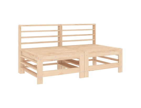 VIDAXL - Salon extérieur Salon de jardin 4 pcs bois massif de pin