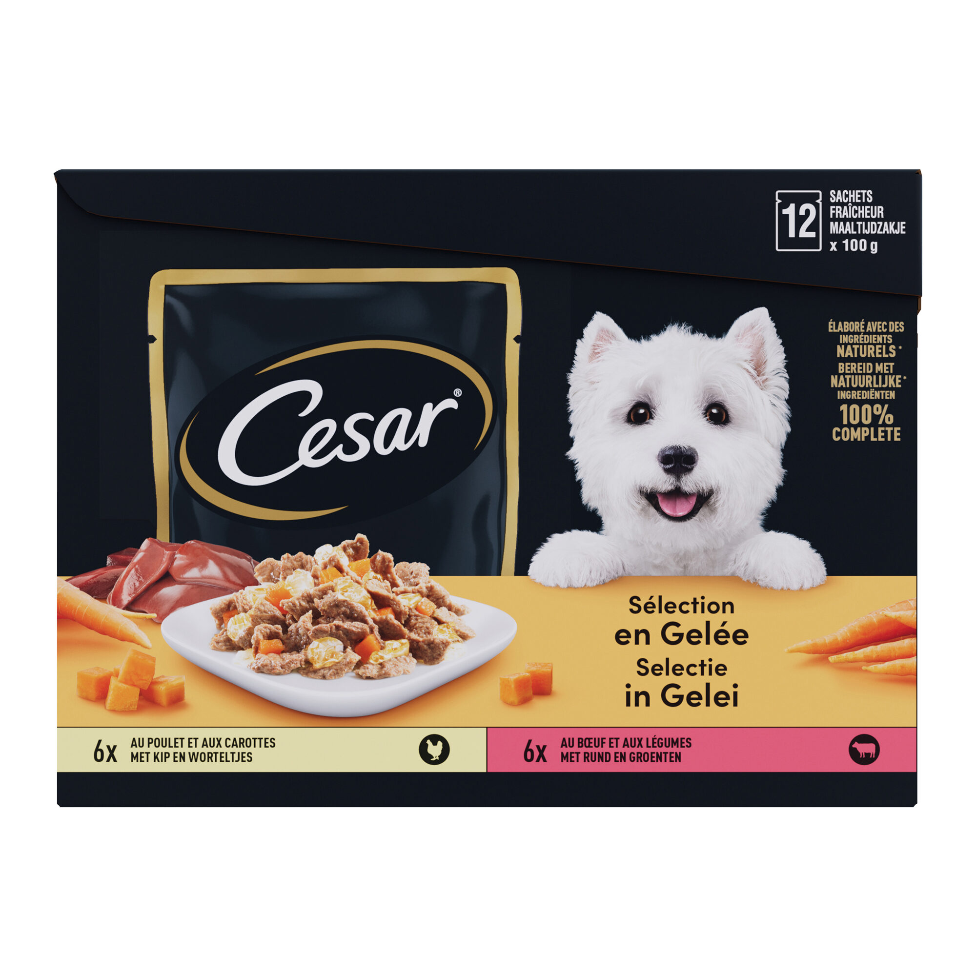 Cesar Selectie in Gelei - Pouch