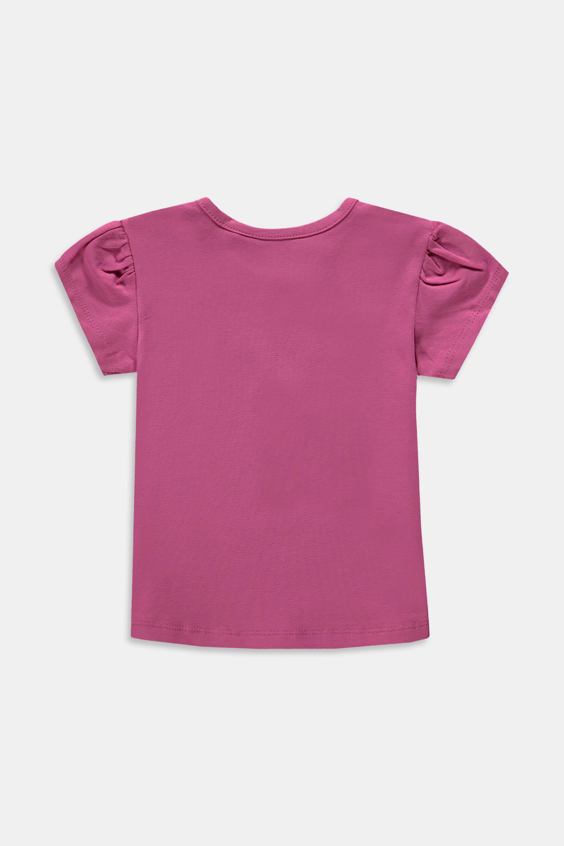 T-shirt à imprimé métallique, coton biologique