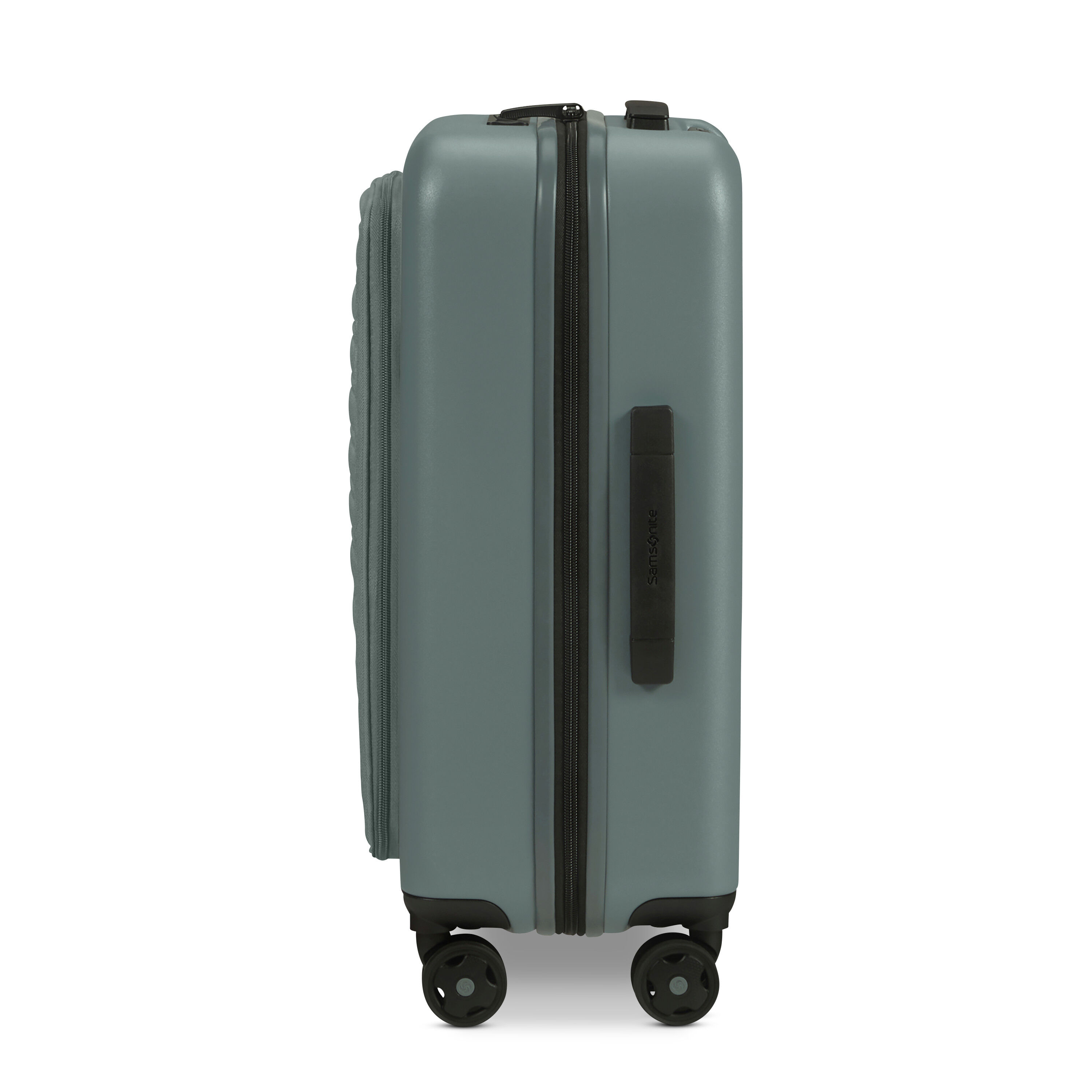Mala de bordo Samsonite Stack'd Easy Access com rodinhas giratórias.