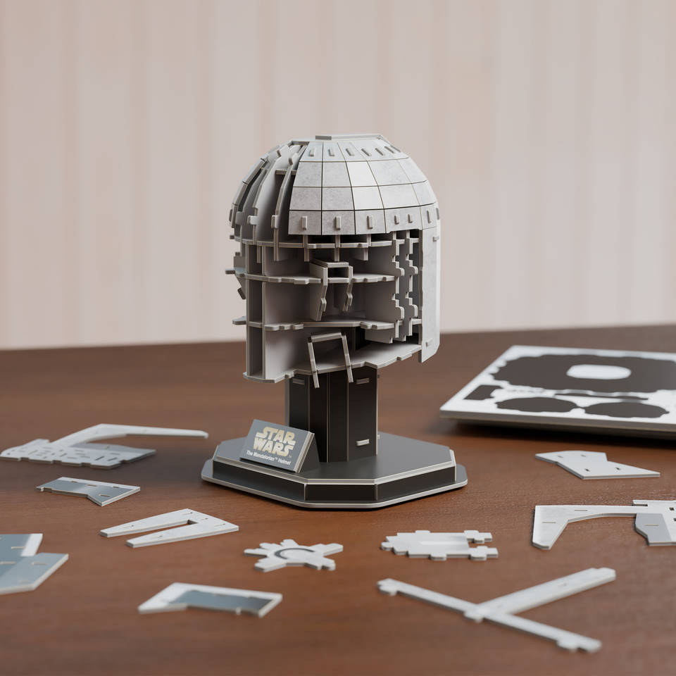 4D Build Star Wars The Mandalorian helm