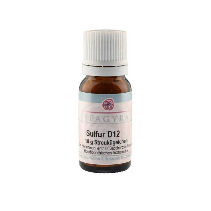 Sulfur D 12 Globuli, 10 g