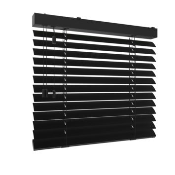 Aluminium Jaloezie Recht raam 5211 zwart50MM