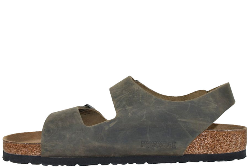 BIRKENSTOCK MILANO BS KHAKI SANDAL I OLIERET SKIND