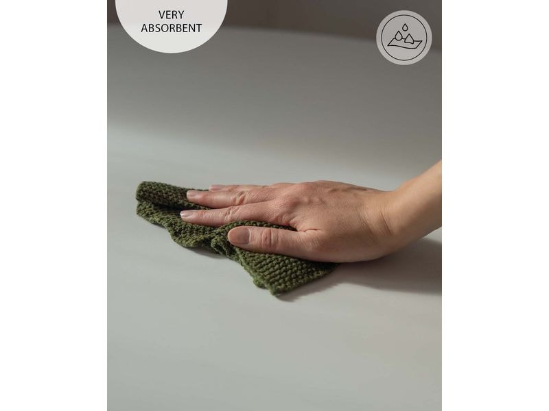Esmée Reinigungstuch Set gestrickt 3 Stück, Sandfarben Reinigungstücher für Küche oder Bad