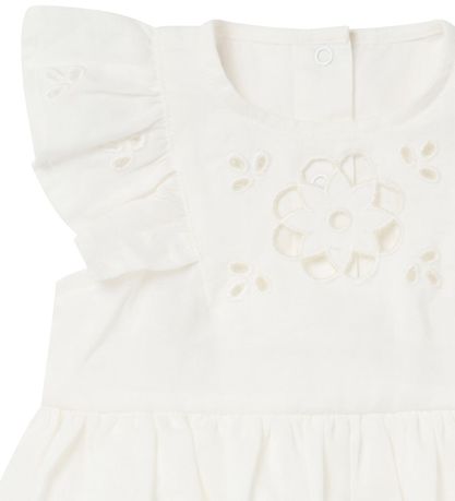 Stella McCartney Kids Kjole - Hvid m. Blonder