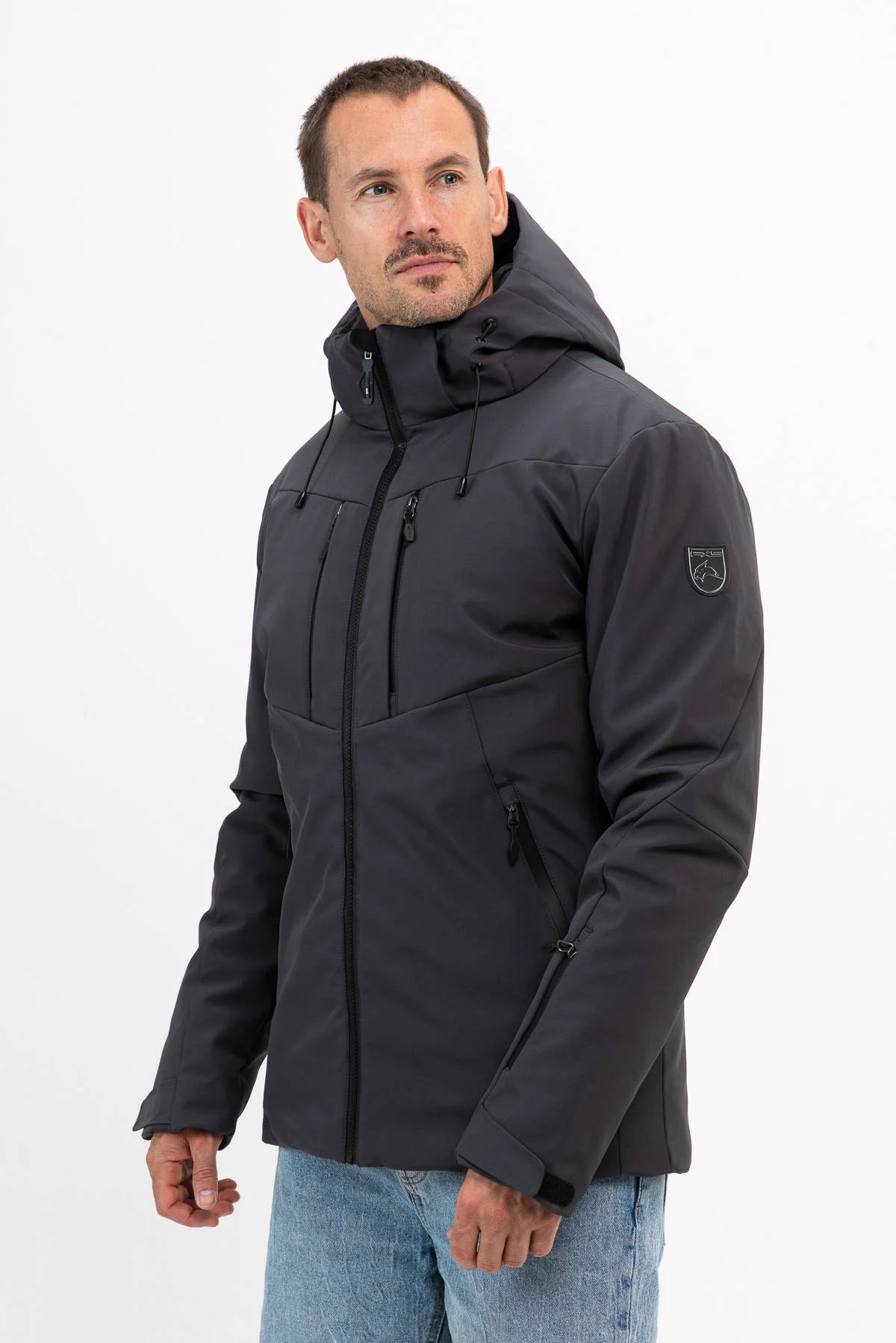 Falcon ski-jack Boris antraciet