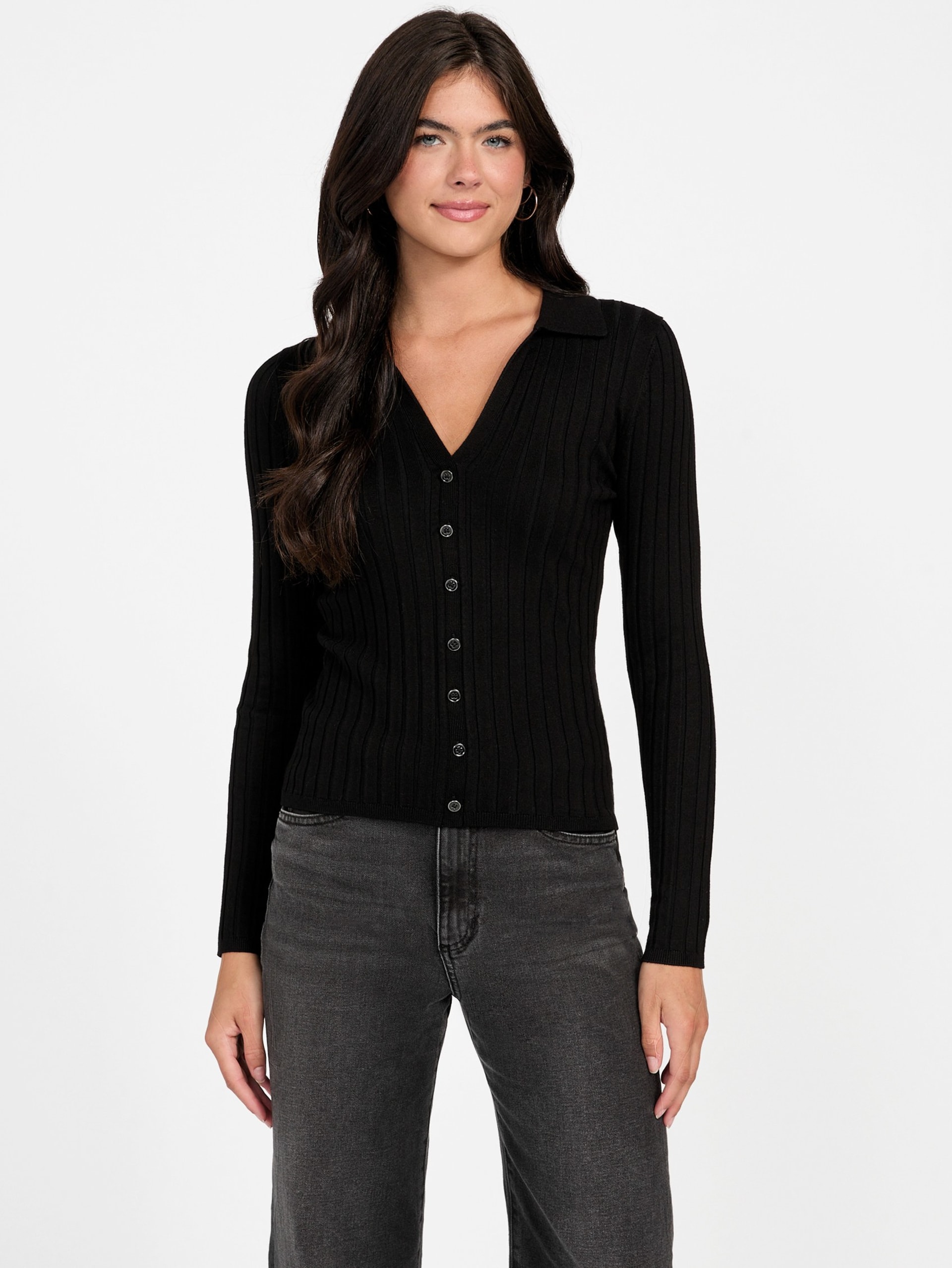 Blusa de malha canelada ecológica Miranda