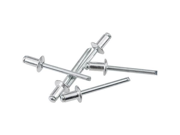 kwb 407459, Rørformet nagle, Aluminium, Rustfritt stål, Zink, 3,2 mm, 9 mm