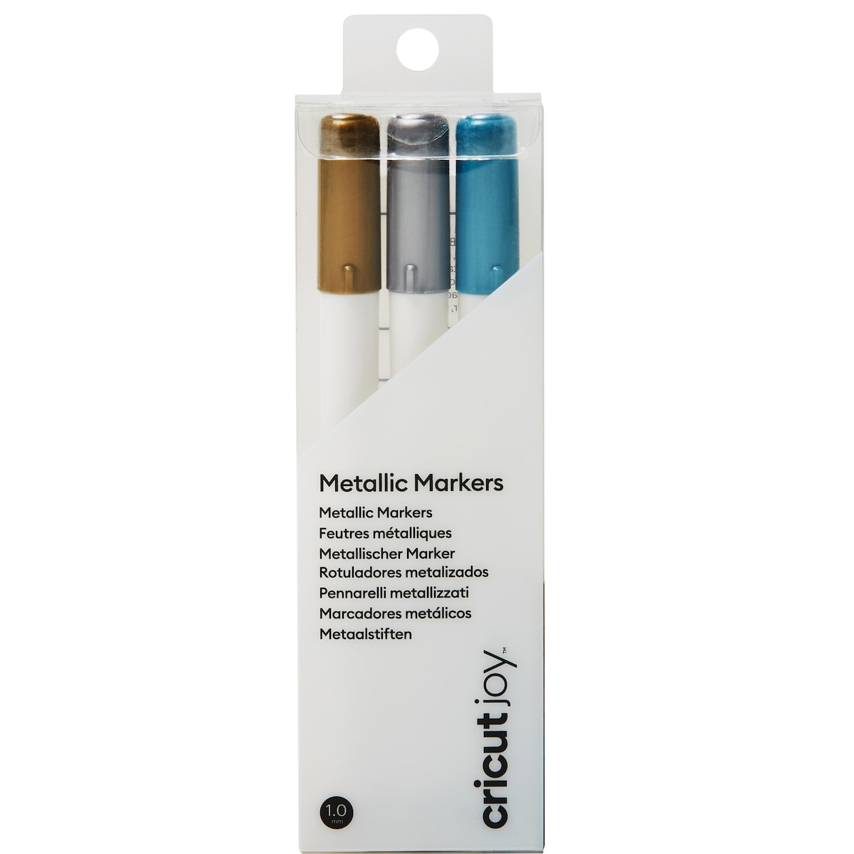 Cricut Joy tusjer med medium tupp 3-pk. (gull, sølv, blå)