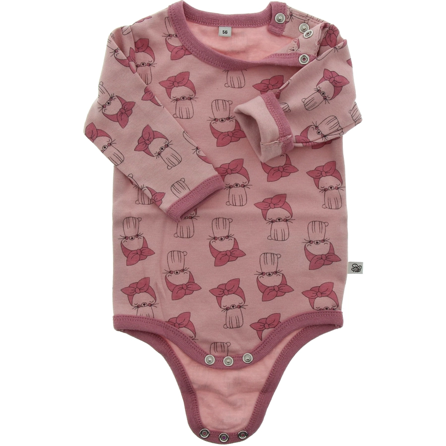 Pippi Langarm Body 4er-Pack lilac